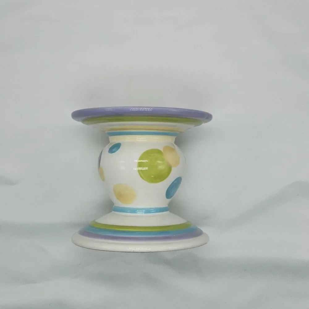 🔥PartyLite Pastel Lively Pillar Candle Holder Set - Picture 9 of 13